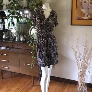 Geometric Print Dress